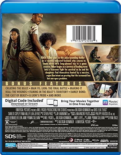 Evita el streaming con Beast Blu-ray USA sin compresión de audio 4