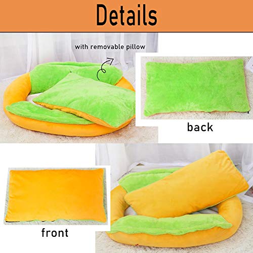 Corgi Hundebett, orthopädisch, niedlich, beruhigend, orthopädisch, klein/mittel/groß, Korbgeflecht, Anti-Angst, Memory-Schaum, fusselfest, unzerstörbar, bequem, Schlafhöhle