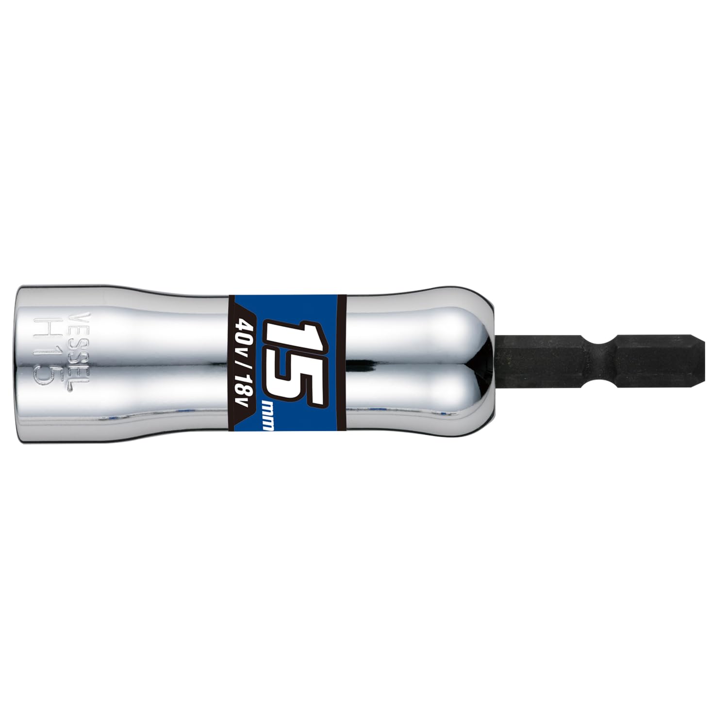 Vessel SL201590 Semi-Long Socket, Opposite Side 0.6 x 3.5 inches (15 x 90 mm), Hex