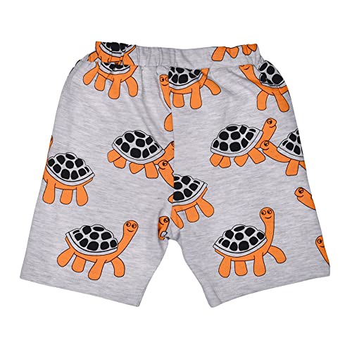 Image of Be Awara Kids Printed Half Sleeves T-shirt & Shorts Clothing Sets, 100% Cotton Soft Unisex Cord Set, Comfortable Wear for Kids With Cool Prints, Everyday Casual Wear for Boys & Girls