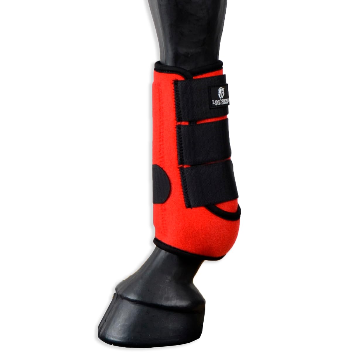 Protector Neopreno & Gel Memory Foam® , set de un par | Talla L | Color Rojo | Equipamiento para el caballo | Producto de Guarnicionería | Tradición artesana | Los Nietos