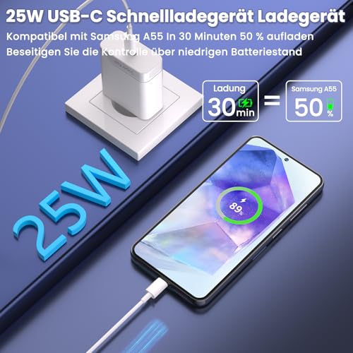 Ladegerät Stecker für Samsung Galaxy A17 A16 5G A57 A56 A37 A36 A27 A26 – Ansicht 2