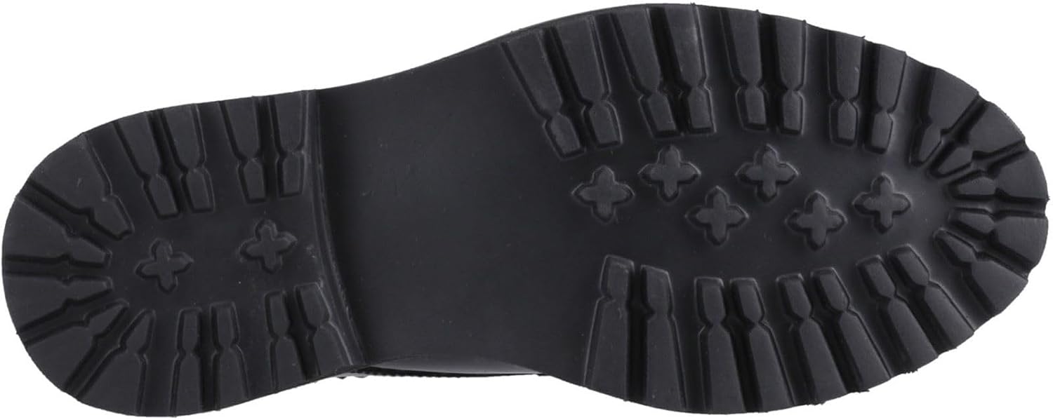 Hush Puppies Gabi — черные кожаные девичьи туфли на шнурках