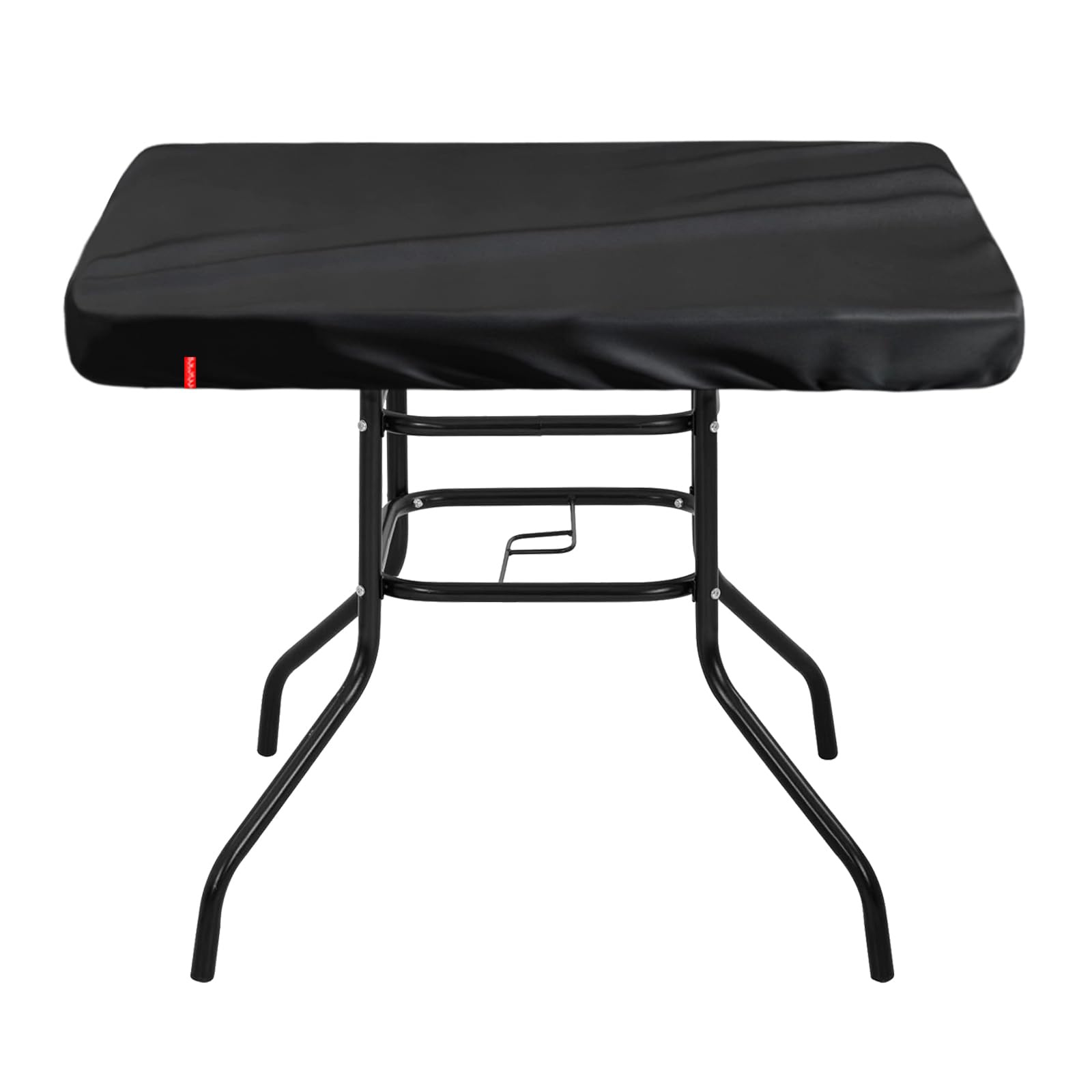 SoloToo Outdoor Square Table Cover Waterproof UV-Resistant for 28 x 28 Inch Patio Tables - Heavy Duty Weatherproof Table Top Protector with Elastic