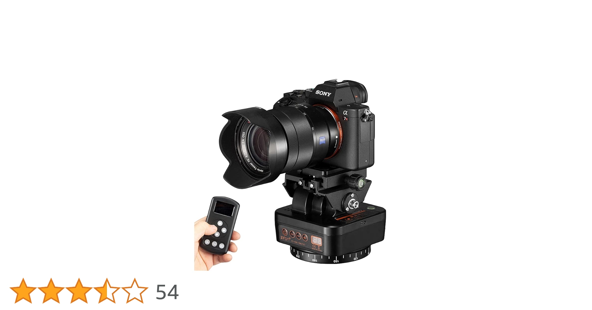 Amazon | ZIFON YT-1000 自動電動雲台 360°回転パノラマヘッド 2.4G