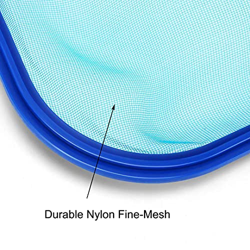 Evob Pool Skimmer Net With Adjustable 17-40" Telescopic Pole - Fine Mesh Net - Leaf Skimmer For Cleaning Surface Of Swimming Pools, Hot Tubs, Spas And Fountains #TOP2