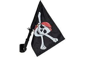 Pirate Flag and Pole: Essential Treehouse and Playhouse Accessory for Kids' Outdoor Adventures
