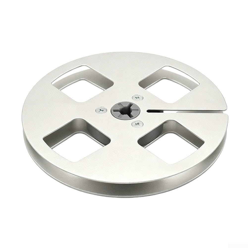 Carrete de cinta vacío de 5 pulgadas contra vibraciones en grabadora analógica de aluminio