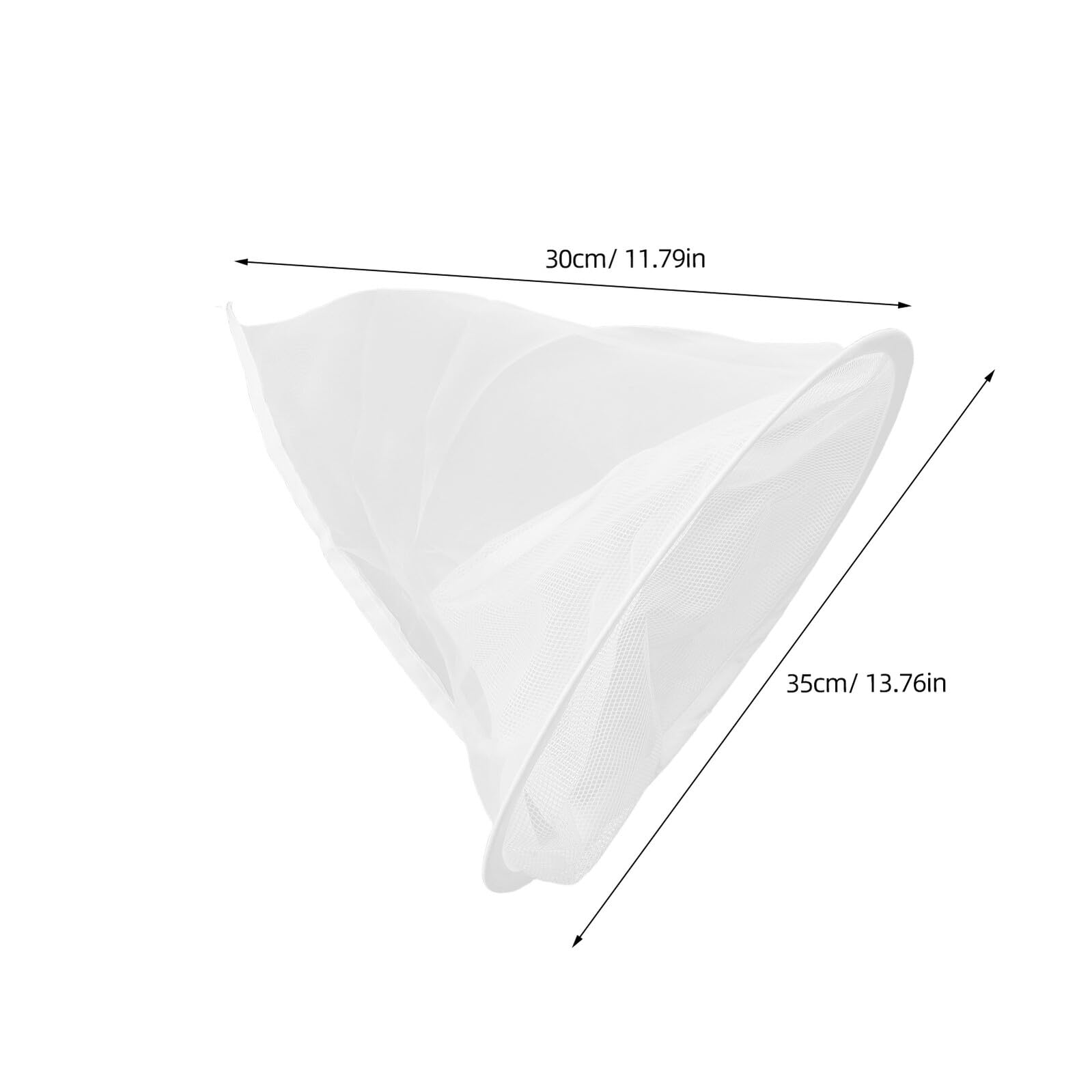 Lot de 5 Filtres à Miel en Nylon à Maille Ultra Fine, Tamis Conique Double Couche 35x35x30 Cm, Filtrant Réutilisable pour Extraction Apicole, Compatible Seau Standard, Passoire