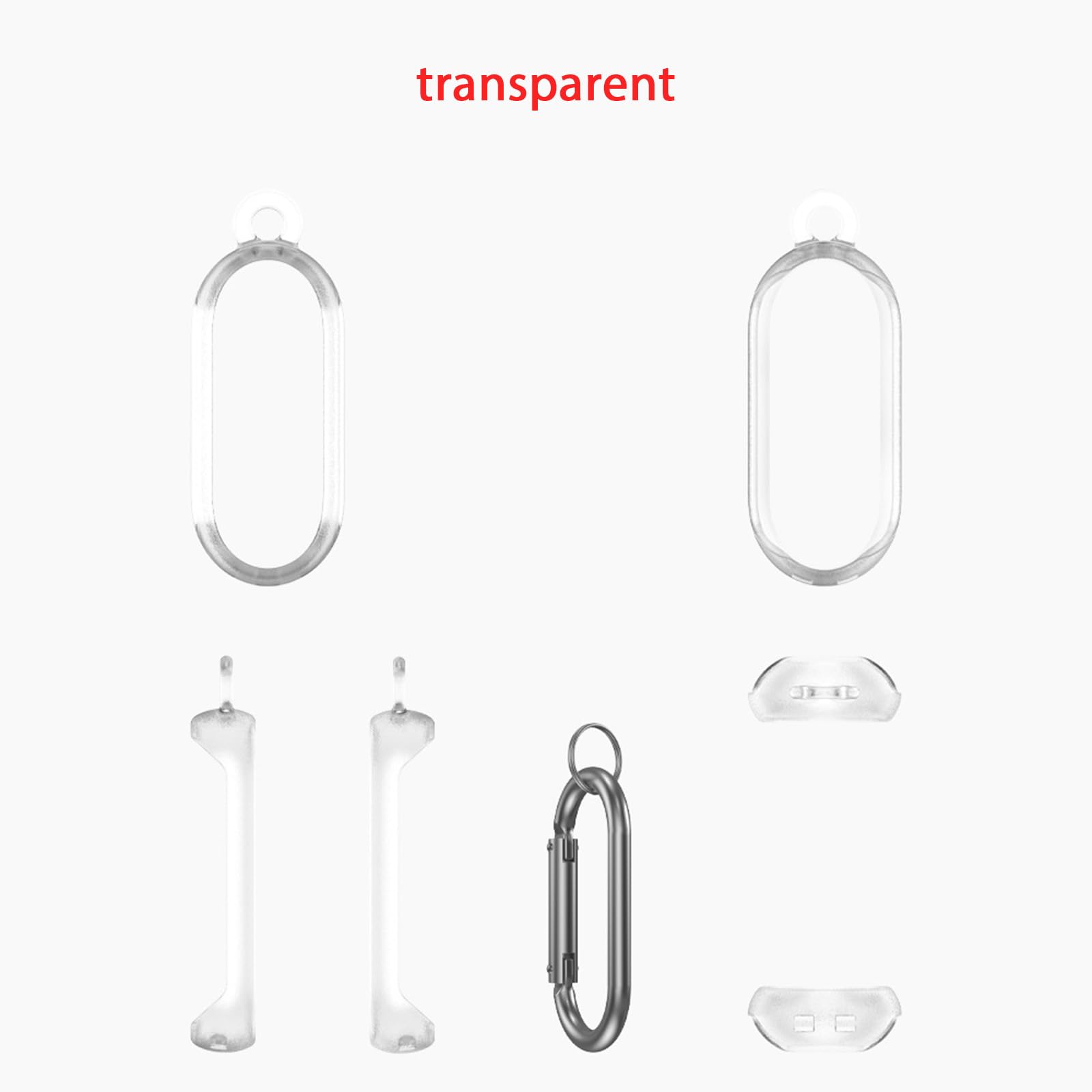 NotePin KI Wearable Recorder - Funda transparente con protección contra caídas, con mosquetón pequeño, accesorios para grabadora de voz NotePin KI