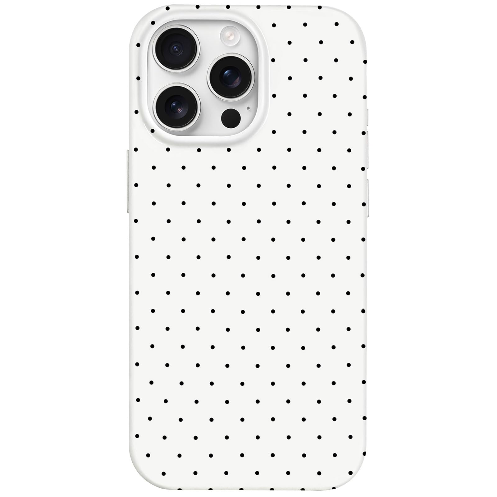 Hython for iPhone 16 Pro Case Cute Polka Dot Aesthetic Design Simple Cover 6 3 Thin Slim Anti-Scratch