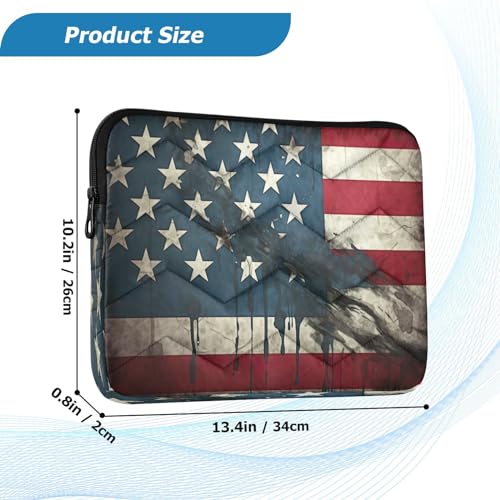 Funda para laptop 13-14 pulgadas impermeable con diseño bandera miniatura 3