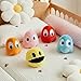 WjcnPac-Man 6inches Pac Plush Toy, Ghost Stuffed Plushes,Set of 5 Toys Can Be Used for Party Decoration, Soft and Comfortable Stuffed Animal, Suitable for Birthday Gifts, Children's Day Giftsetc.