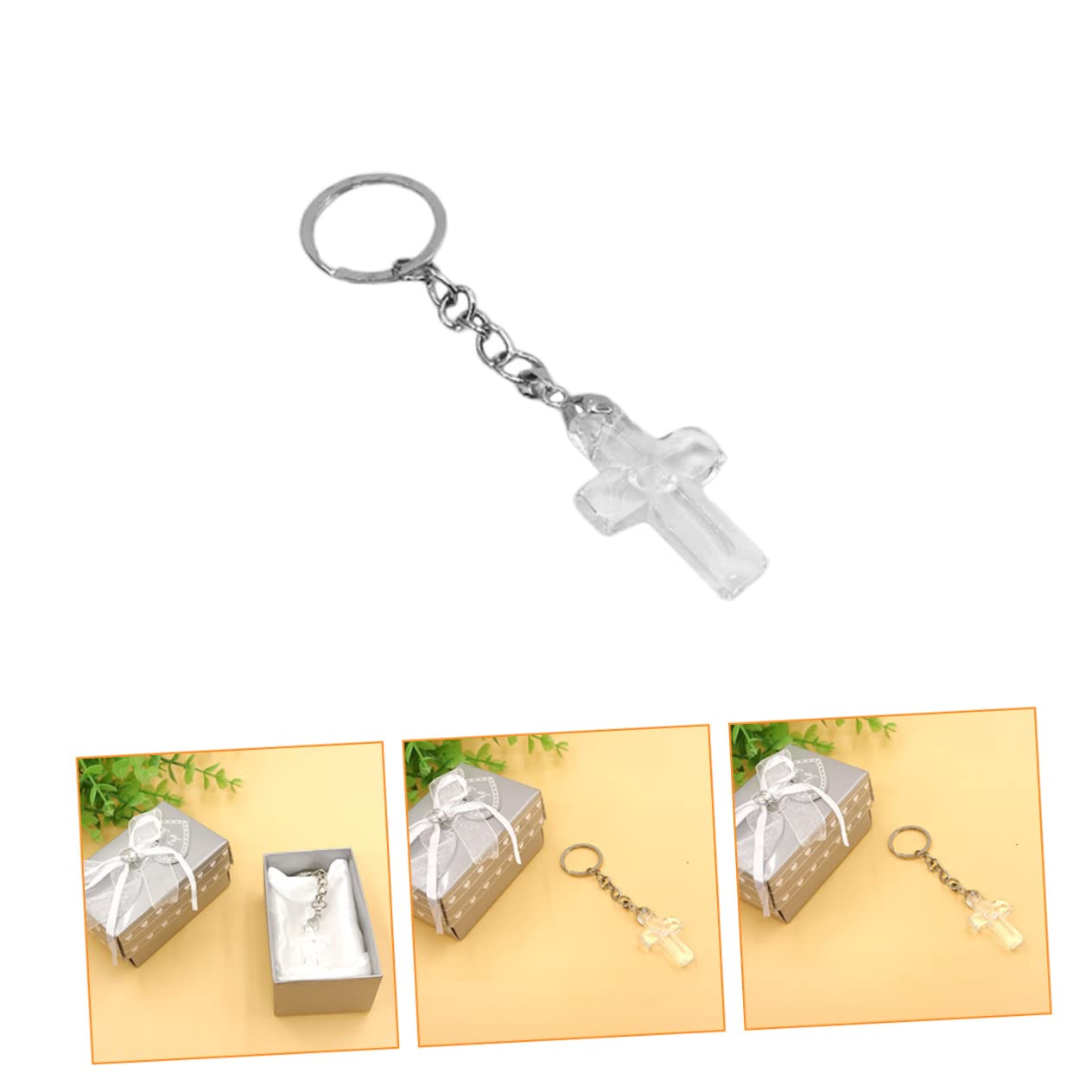 BESTYASH 8pezzi Portachiavi Decorativo Ciondolo Religioso Per Matrimonio e Decorazioni Accessorio Per Borse e Chiavi