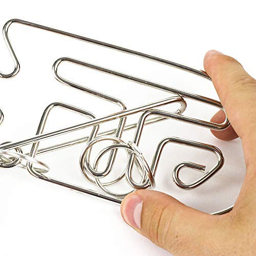Rompecabezas de metal Albert Einstein 3D para tardes de desconexión en casa 5