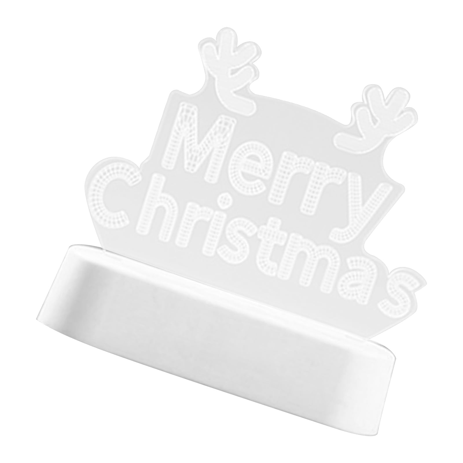 Tsophreniq LED Light Christmas Decoration for Home Stylish Table Lamp Festival Decoration Bedroom Yuletide Accessory Christmas Acrylic