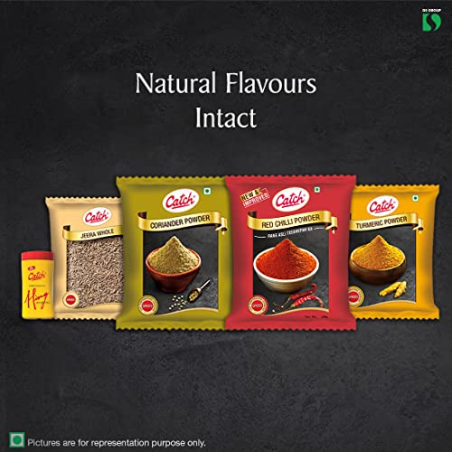 Image of Catch Masala Combo Coriander Powder 200 + Turmeric Powder 200 + Red Chilli Powder 200 + Cumin Whole 200 + Hing 50 (Pack of Five) - Masala /Spice Combo