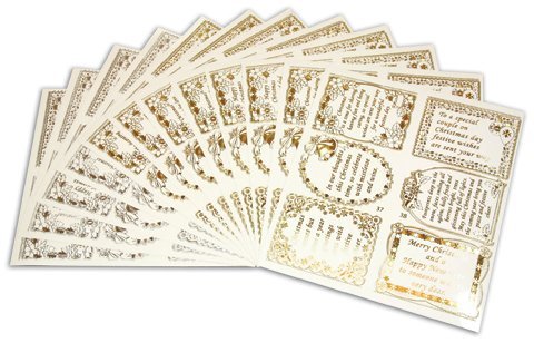 Pinflair Peel Off Stickers, Verses - Christmas, Pk of 12 sheets