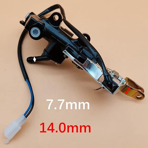 Miniatura 6 de Cilindro maestro de freno trasero compatible con Honda Goldwing 1500 GL1500A GL1500SE Aspencade GL1500 A SE 43510-MT8-305 1995 1996 1997 1998 1999