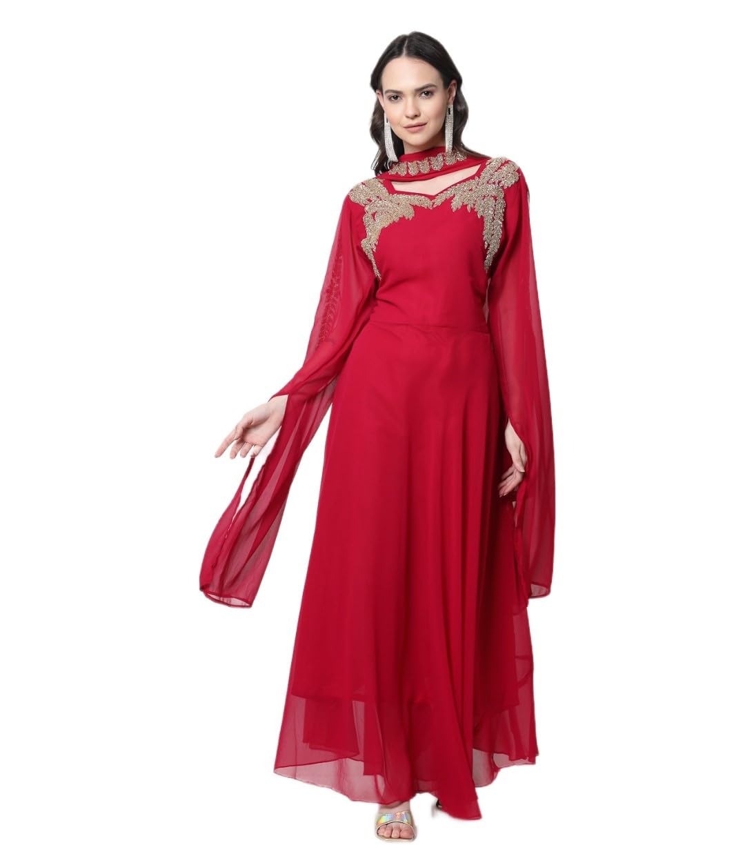 Women's Rani Embroidered Long Sleeve Gown-picture-32