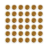 UKCOCO 50 Stück Schrumpfkapseln 30mm Pvc Flaschenverschluss für Weinflaschen Professionelle Schrumpfkappen Wärmebeständig Transparent Geeignet für Spirituosenläden und Restaurants