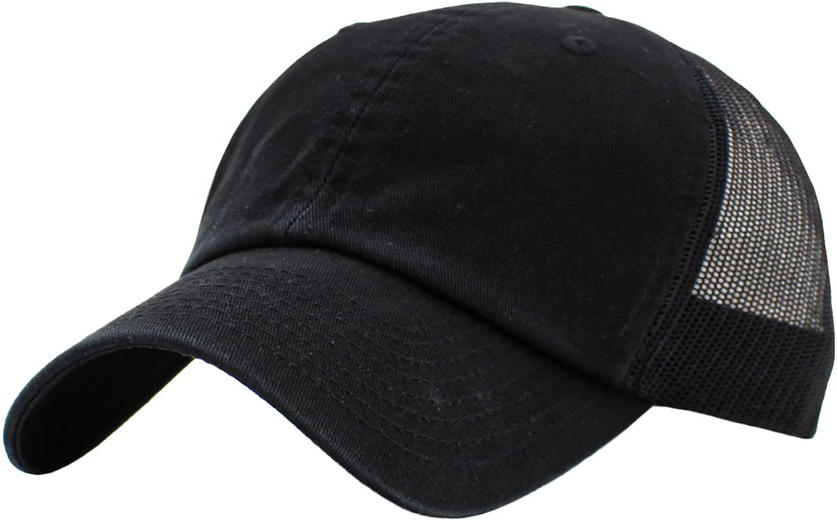 KBETHOS Original Classic Mesh Trucker Low Profile Baseball Cap Classic