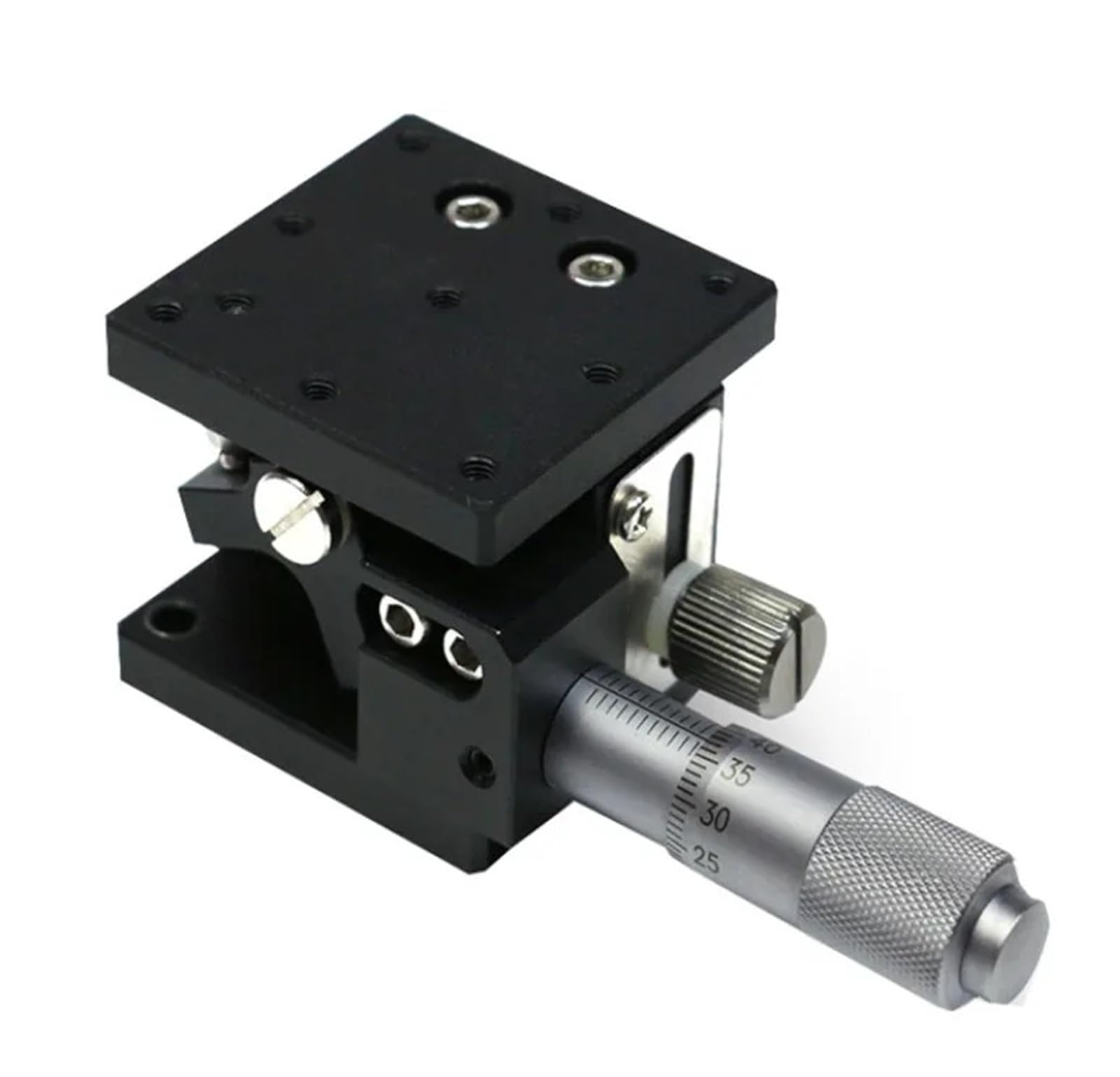 Eje Z 60 * 60mm LZ60-2 etapa de elevación de desplazamiento plataforma de ajuste fino Manual mesa deslizante de doble carril transversal