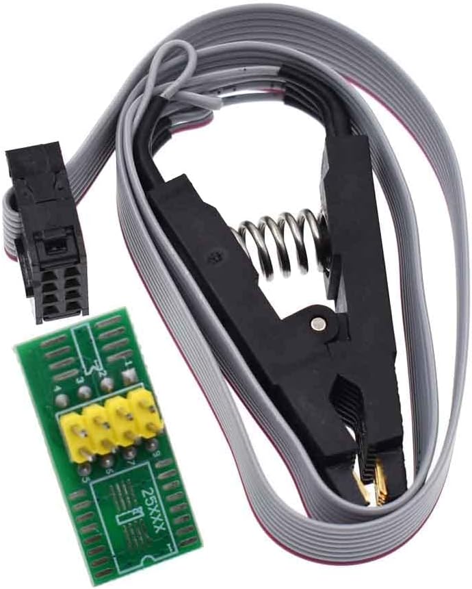 Reland Sun 1 Set SOIC8 SOP8 Flash Chip IC Test Clips Socket Adpter BIOS/24/25/93/95 Programmer