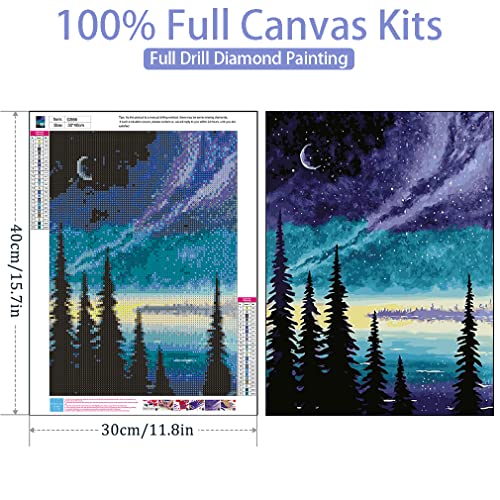 Lwzays 5D Diamond Painting Kits For Adults,Star Tree Diamond Painting Kits,Diamond Art Gem Art For Home Wall Decor(12X16Inch) #TOP1