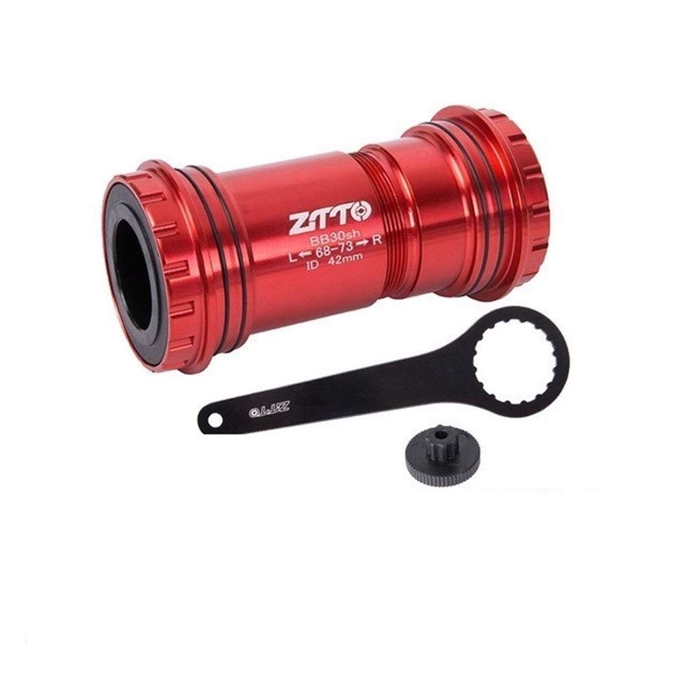 QSCTYG Bottom Brackets Adapter Bicycle Press Fit Bottom Brackets Axle Ceramic Bearing For Road Bike Parts 24mm Crankset Chainset 98 (Color : BB30 24 RD CR TOOL)