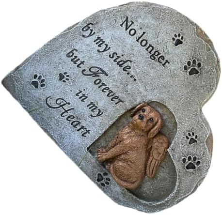 The Gift Tombstone Memorial Gifts Dog Statue Pet Remembrance Stone Dog Headstones Pet Memorial Stones Dog Memorial Pet Memorial Garden Stones Pet Grave Outdoor Resin