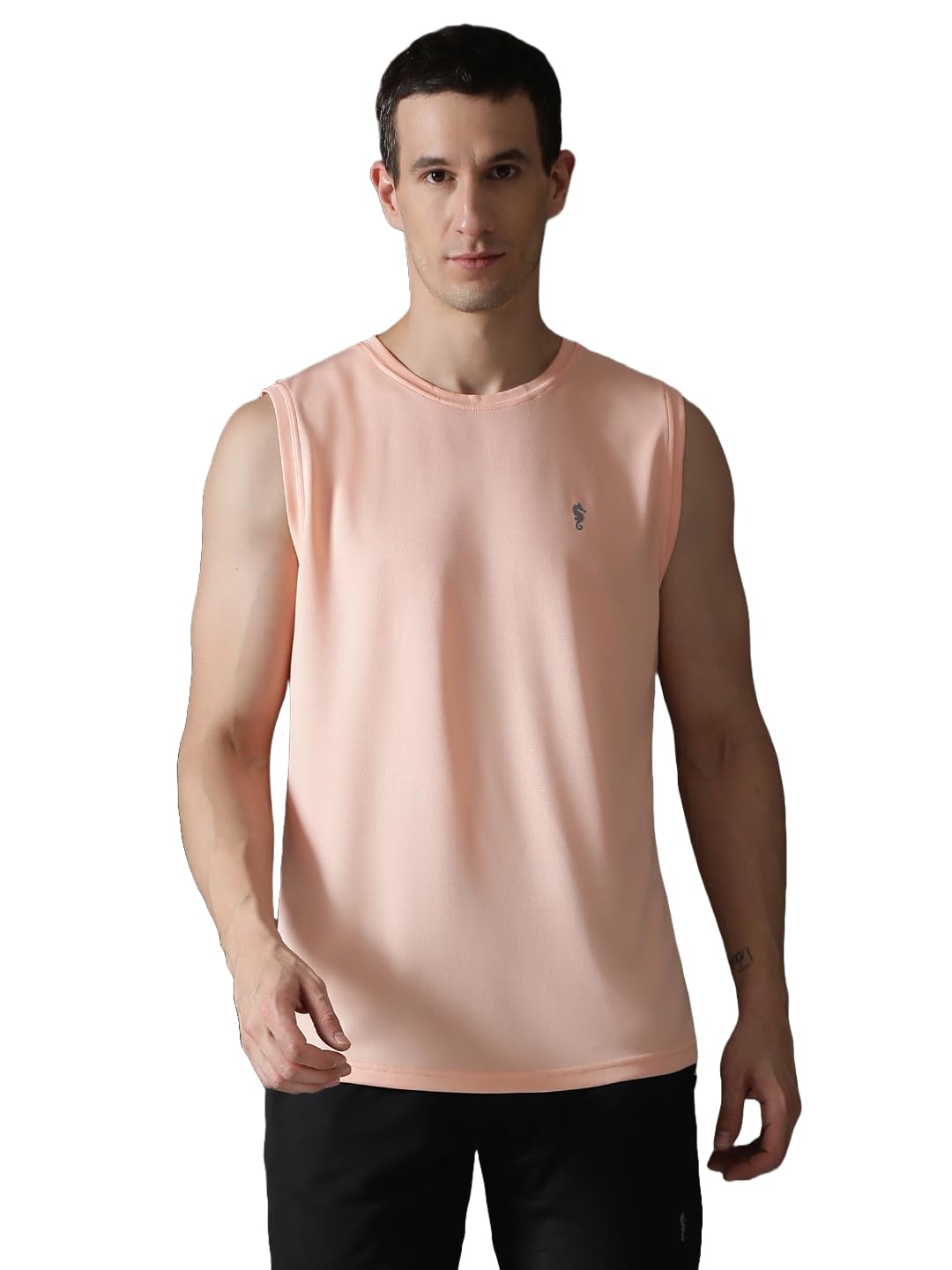 EPPE Men's Micro Polyester High-Performance Slim Fit Sleeveless Round Neck Innervest for Gym Sports wear