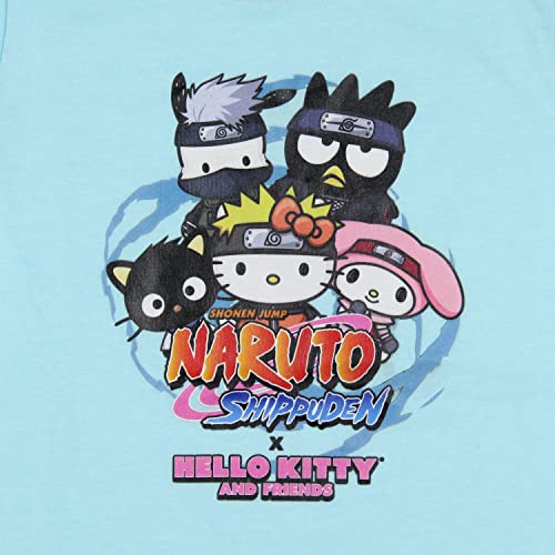 Naruto Shippuden X Sanrio Girls' Hello Kitty and Friends T-Shirt Tee2