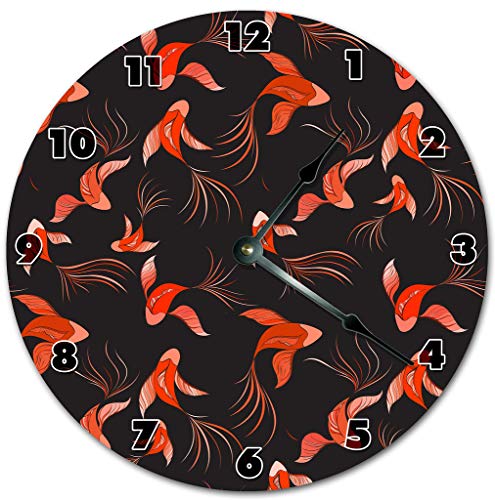Reloj de Pared Decorativo KOI Fish 10.5 Pulgadas miniatura 1