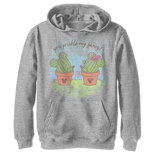 Sweat à capuche Mickey résistant pour garçon taille S gris chiné