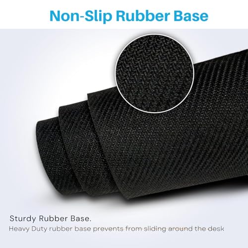 Image of Tukzer Extended Gaming Mouse Pad /Desk Mat for Speed & Precision Operation,Non-Slip Rubber Base,Smooth Cloth Surface for Laser & Optical Mouse,Computer,Laptop,Macbook,Keyboard,Office 580x280mm(GD14-04)