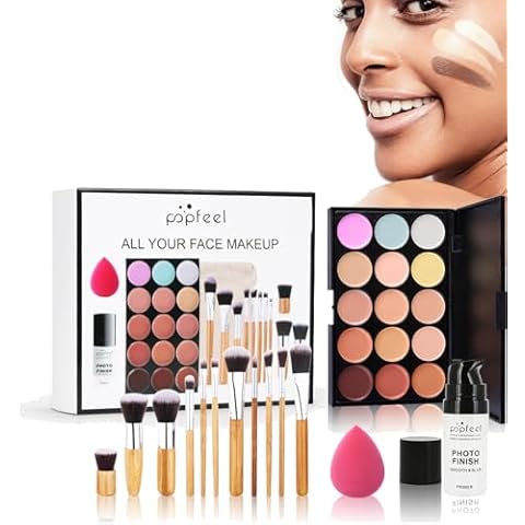 RoseFlower Professional Makeup Cream Contour Palette Cover