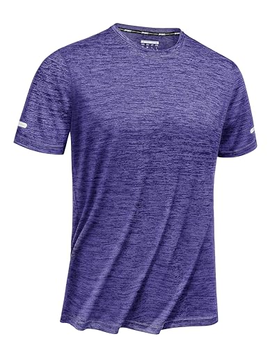 TACVASEN Mens Workout Shirts Short Sleeve Athletic Dry Fit Tshirts Shirts Running Gym Crewneck T-Shirts