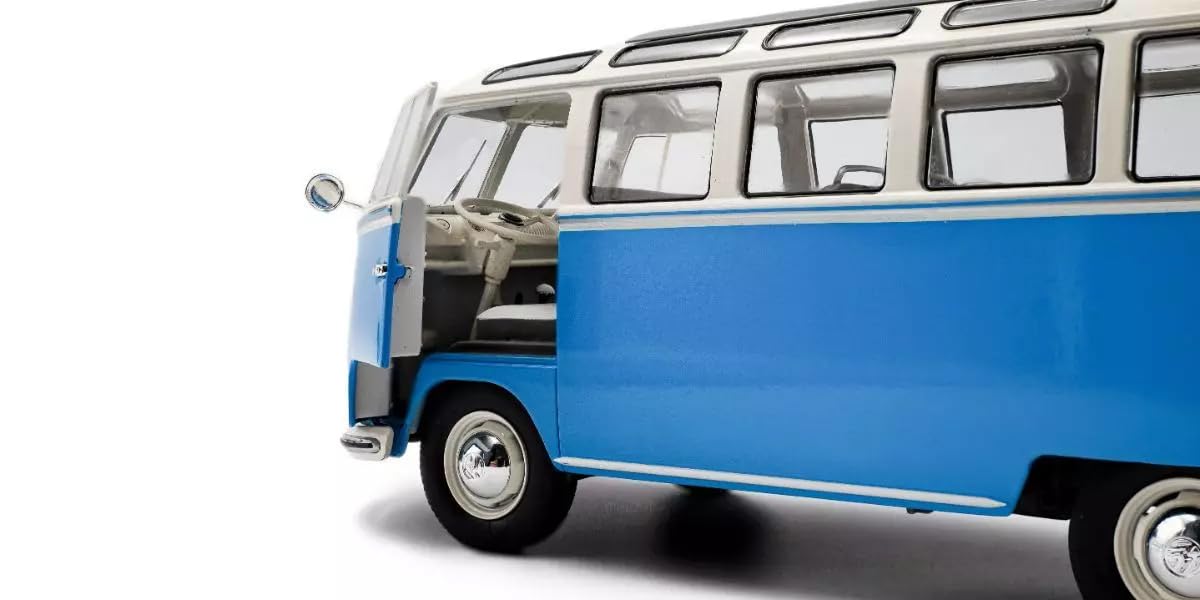 Solido 1:18 VW T1 21 Windows b. blau/weiß