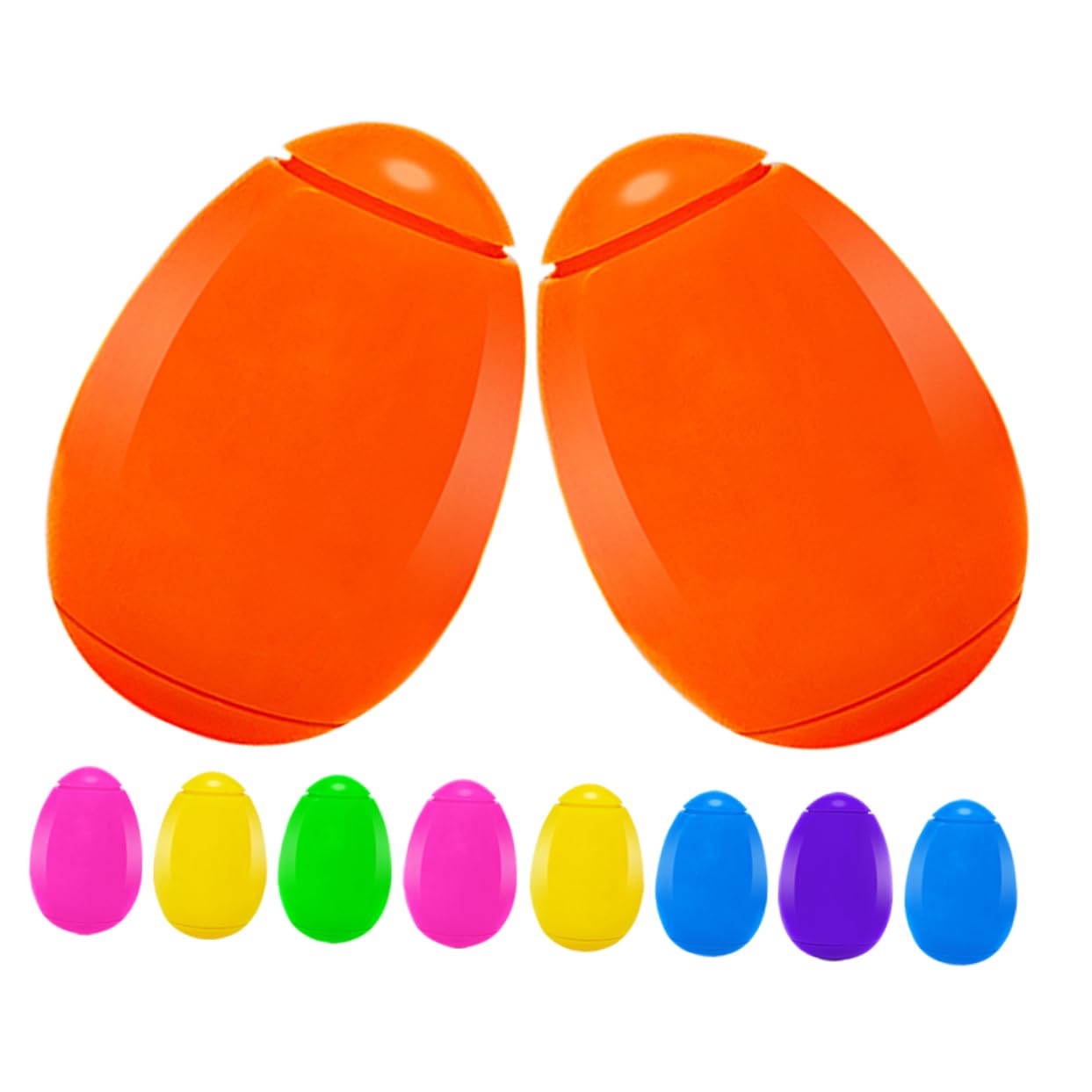 Abaodam Easter Egg Spinning Tops Toy Set 10pcs Kids Easter Egg Hunt Fillers Colorful for Boys Girls