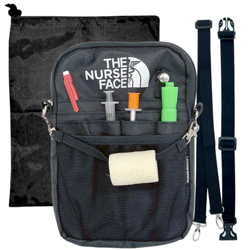 French KOKO Medical Nurse Fanny Pack, The Nurse Face, Vertical Bag, Vertical