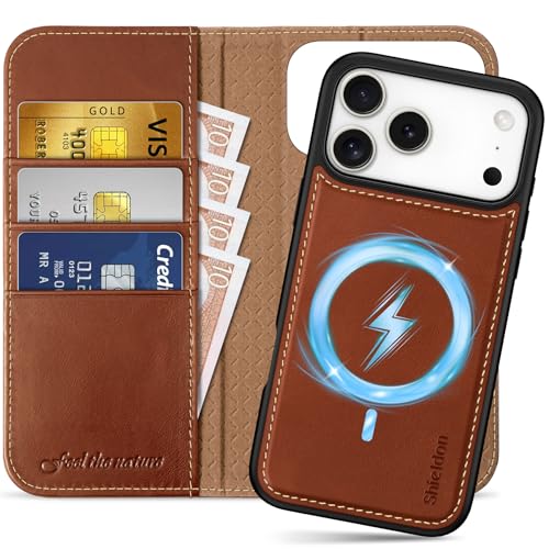 SHIELDON iPhone 17ProMax Ή 蒠^P[X 2in1 {vU[ 6.9C` 5G J[h[ [RFIDubLO] OR Jo[P̃CX[d uX^h@\ Ռz ACz 17v}bNX 