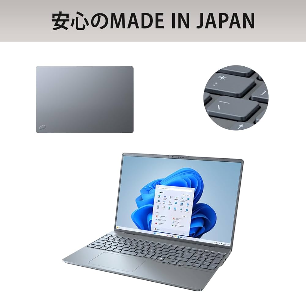 ノートパソコン FUJITSU LIFEBOOK FMV 日本製 41okn7p9KZL.jpg