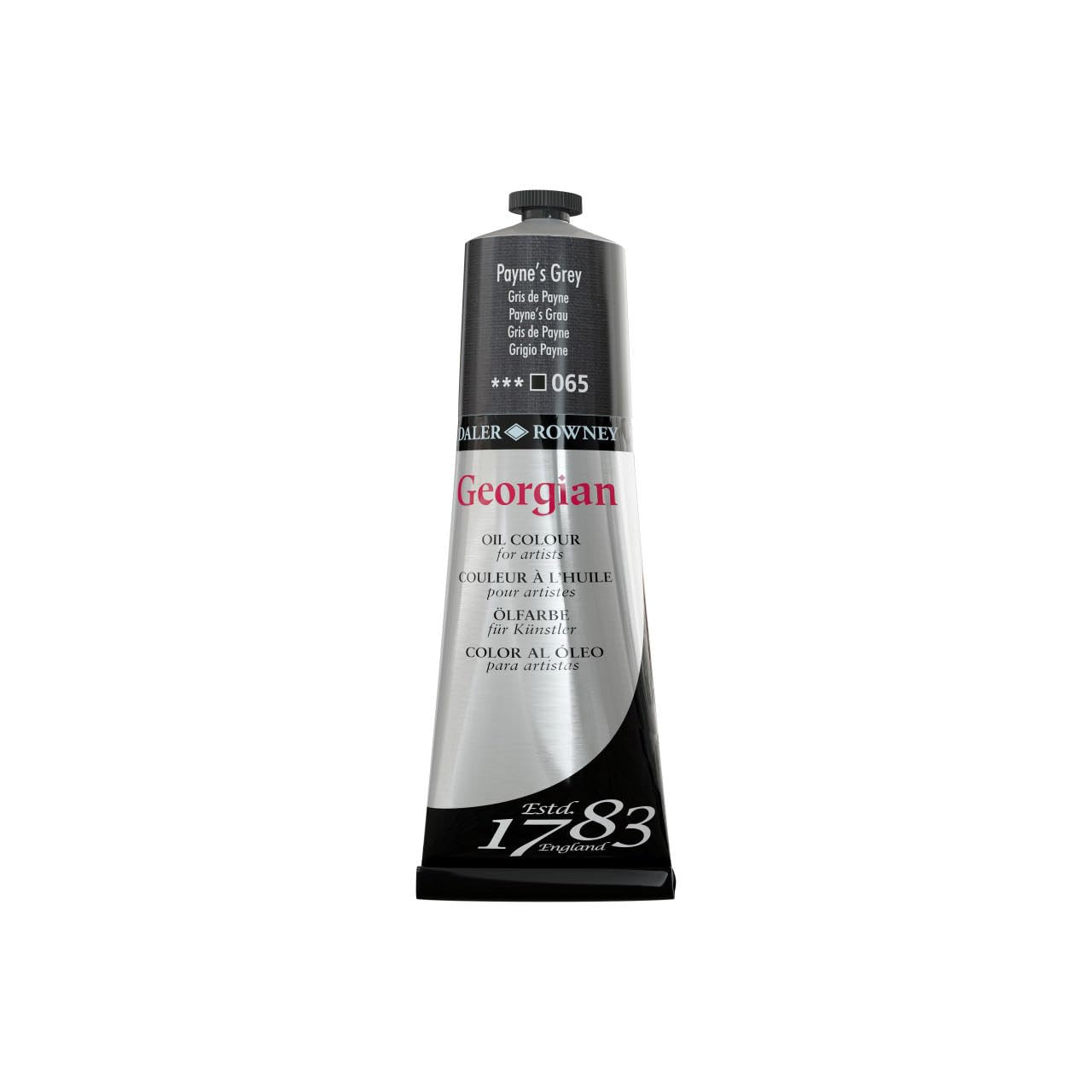 Daler Rowney Daler-Rowney Georgian Oil Paint, Aluminium Tube, - 225 Ml, Payne's Grey 7.61Oz