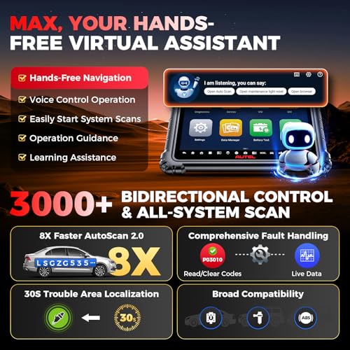 Image of Autel MaxiSys MS909 S2 Scanner 2026, Same as Ultra S2 Up of MS909, Top Intelligent Scan Tool with Topology 3.0, Enhanced PID Analysis, Motor TruSpeed Repair, ECU Programming, 48+ Services, CAN FD&DOIP