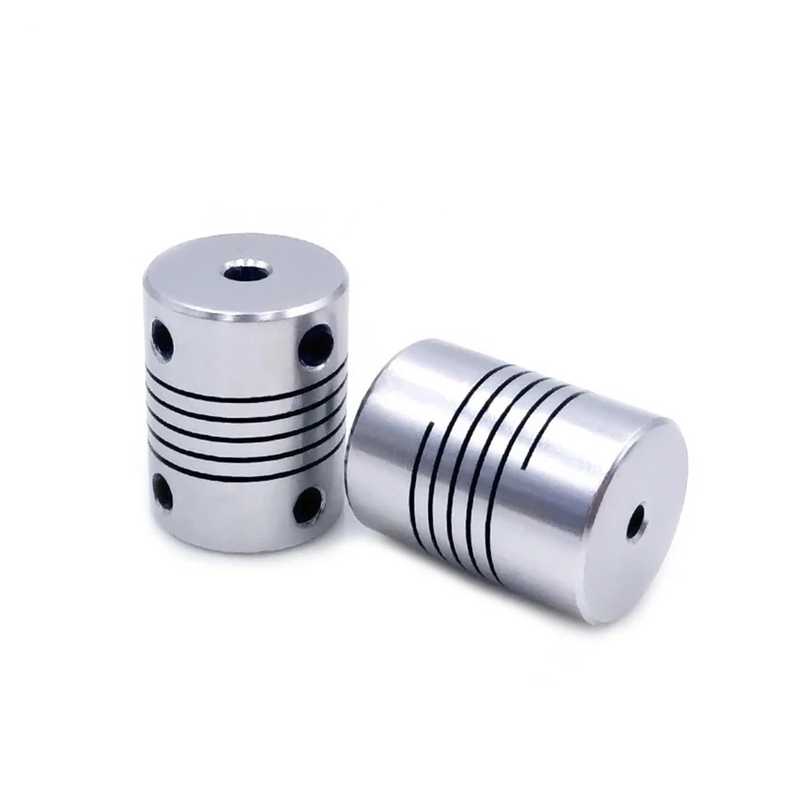5 acopladores de eje de mandíbula flexible de aluminio 5-6 D19 x L25, 5, 8, 6,35 mm, 8 mm, 10 mm, CNC, acoplador de arranque electrónico paso a paso