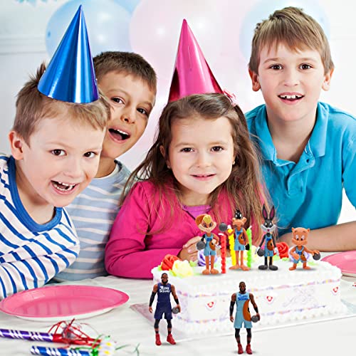 LeBron James Cupcake Toppers Bugs Bunny Realistische Cake Topper thema's voor jongens meisjes thema verjaardagsfeestjes leveringen kinderverjaardagsfeestje - Image 4