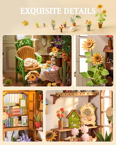 Rolife Secret Bloomy Nook Book Nook Kit thumbnail 4