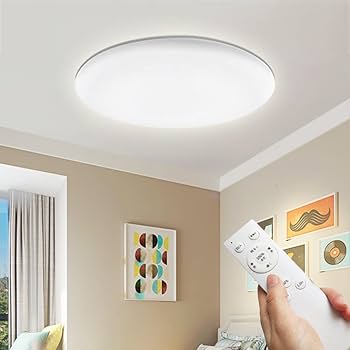 LEDシーリングライト 3モード 調光機能　リモコン付き　天井照明　間接照明　白 リモコン式 間接照明機能 3灯シーリングライト ~12畳・ブラック