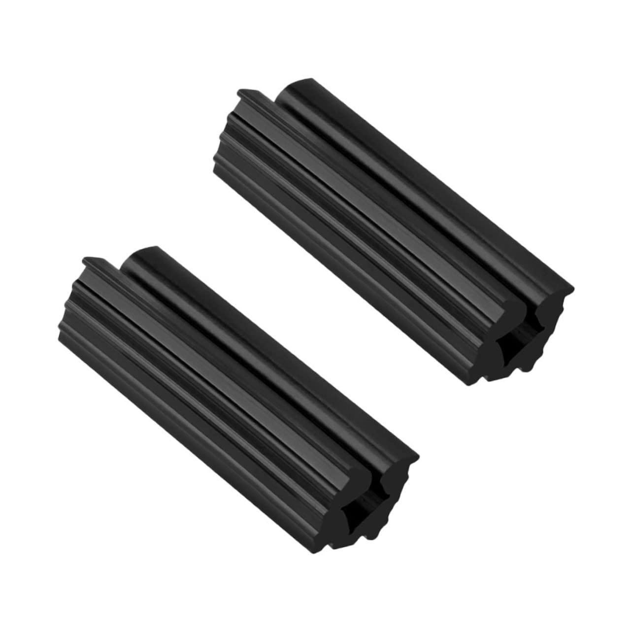 Parliky 2pcs Rubber Vise Clamps for Golf Shafts Non- Grip for Regripping High-Grade Thick Rubber Increased Friction Compatible Golf Tool for Steady Assembly